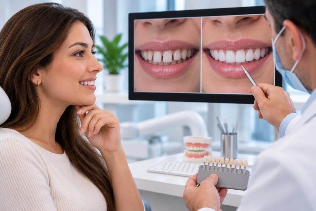 Facetas de Porcelana Podem Corrigir Dentes Tortos?